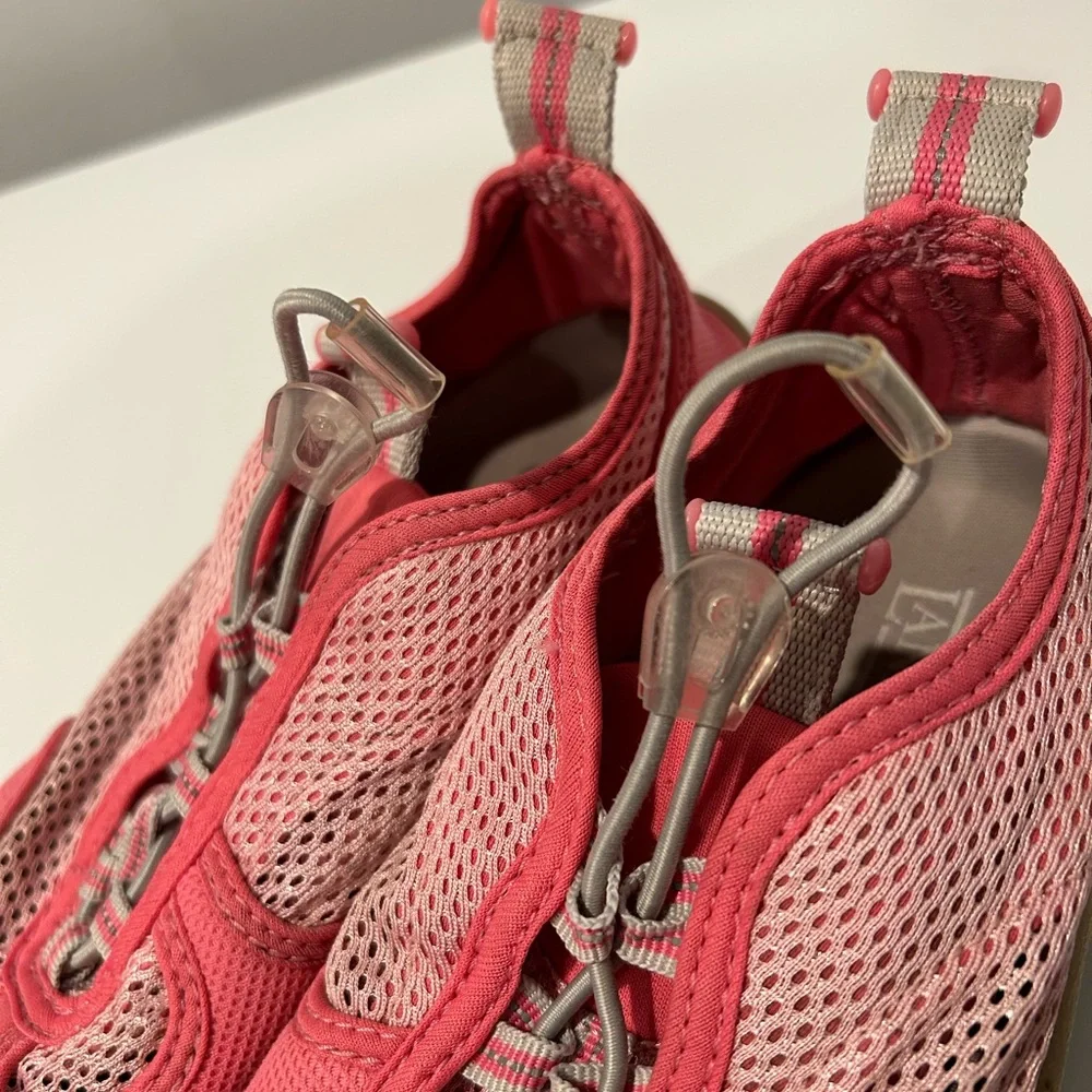 Lands’ End Pink Water Socks